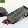 Bolsas de café mate con valor, bolsas de café con cierre de plástico con cremallera, bolsas de café negros mylar